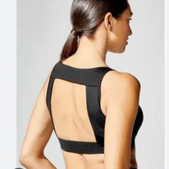 MICHI Red Match Open Back Sports Bra Size Large $98 - Picture 4 of 6